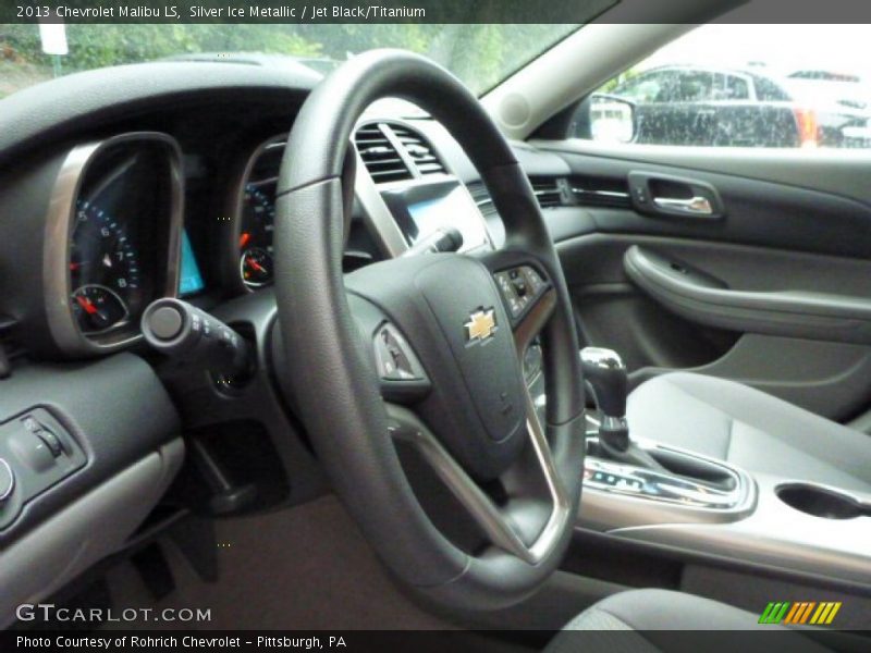 Silver Ice Metallic / Jet Black/Titanium 2013 Chevrolet Malibu LS