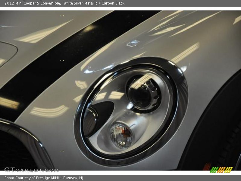 White Silver Metallic / Carbon Black 2012 Mini Cooper S Convertible