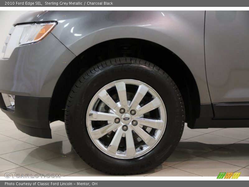Sterling Grey Metallic / Charcoal Black 2010 Ford Edge SEL