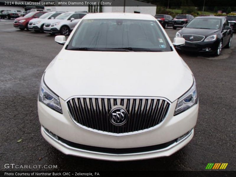 White Diamond Tricoat / Ebony 2014 Buick LaCrosse Leather