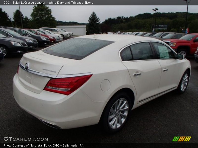 White Diamond Tricoat / Ebony 2014 Buick LaCrosse Leather