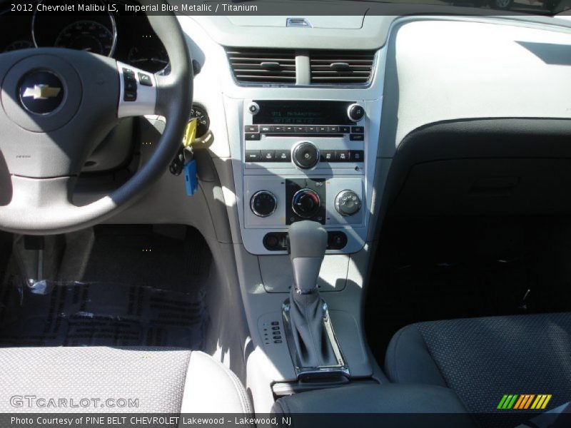 Imperial Blue Metallic / Titanium 2012 Chevrolet Malibu LS