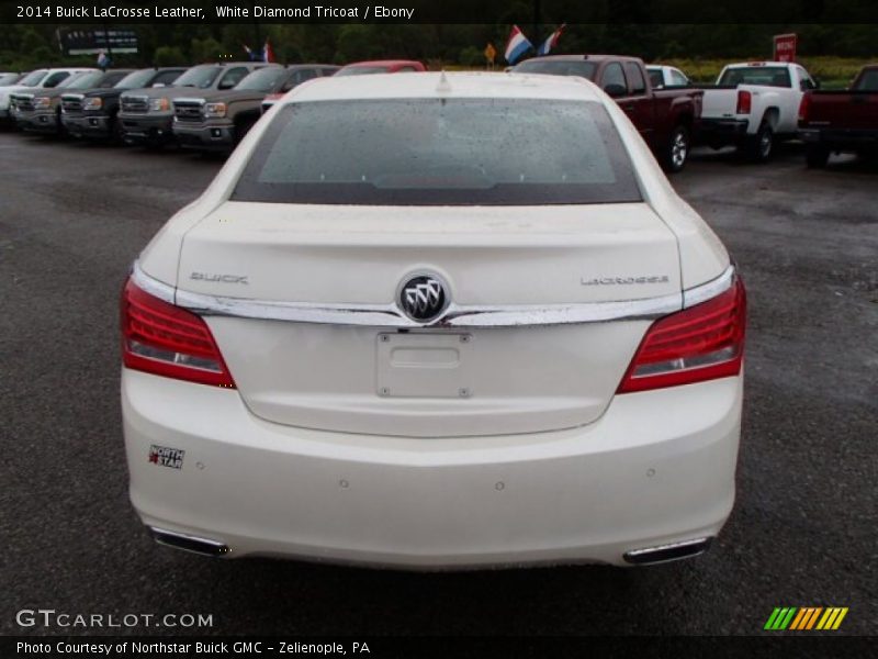 White Diamond Tricoat / Ebony 2014 Buick LaCrosse Leather