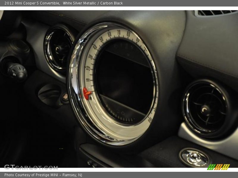 White Silver Metallic / Carbon Black 2012 Mini Cooper S Convertible