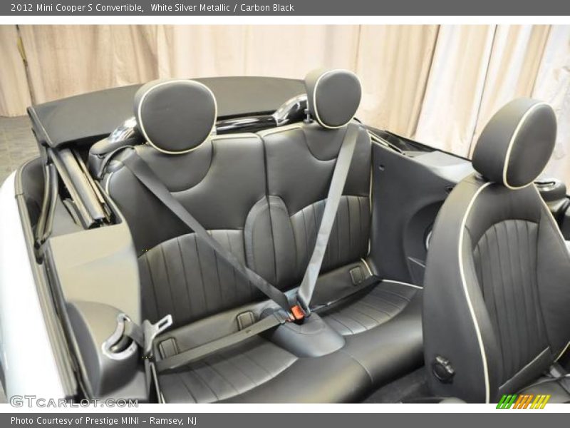 White Silver Metallic / Carbon Black 2012 Mini Cooper S Convertible