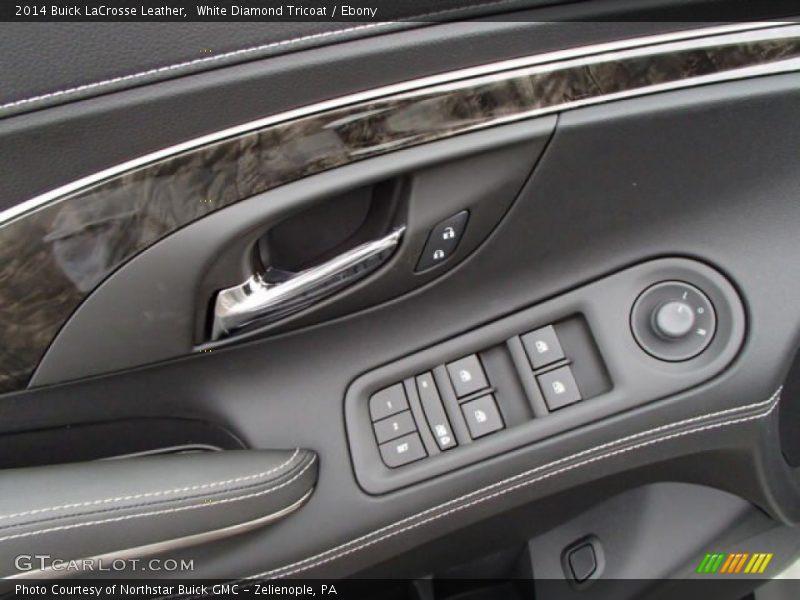 White Diamond Tricoat / Ebony 2014 Buick LaCrosse Leather