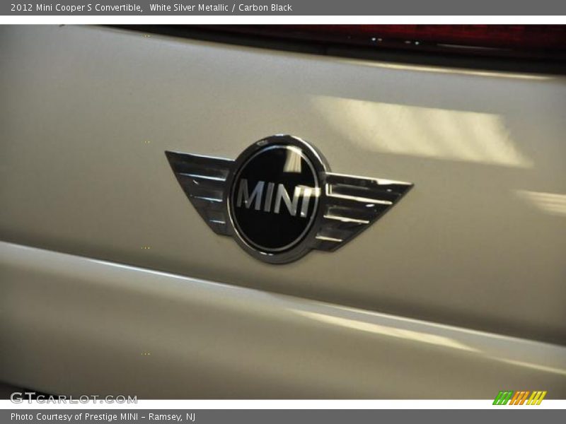 White Silver Metallic / Carbon Black 2012 Mini Cooper S Convertible