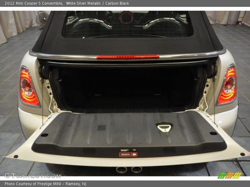 White Silver Metallic / Carbon Black 2012 Mini Cooper S Convertible