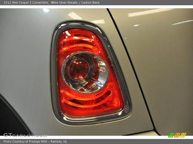 White Silver Metallic / Carbon Black 2012 Mini Cooper S Convertible