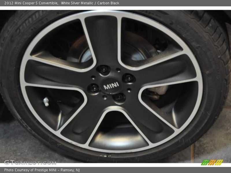 White Silver Metallic / Carbon Black 2012 Mini Cooper S Convertible