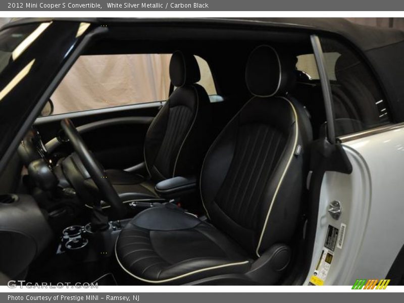 White Silver Metallic / Carbon Black 2012 Mini Cooper S Convertible