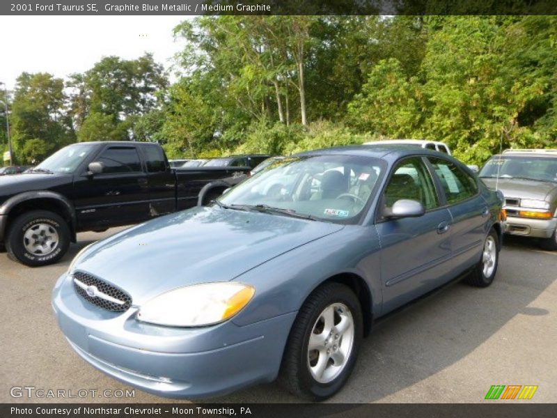 Graphite Blue Metallic / Medium Graphite 2001 Ford Taurus SE