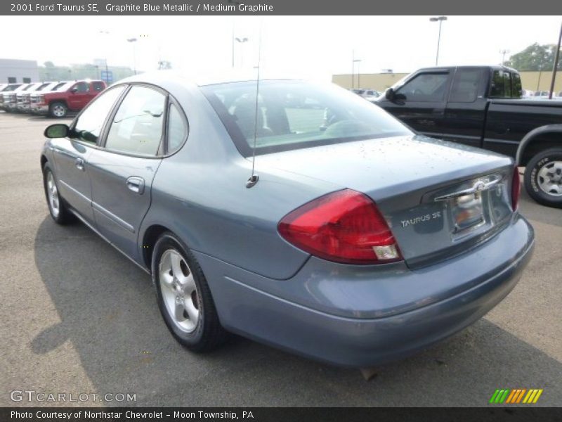 Graphite Blue Metallic / Medium Graphite 2001 Ford Taurus SE