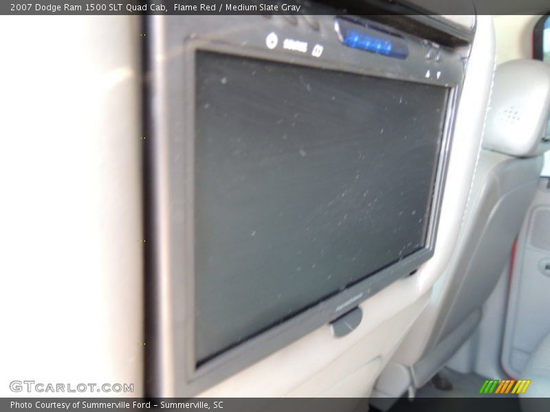 Flame Red / Medium Slate Gray 2007 Dodge Ram 1500 SLT Quad Cab
