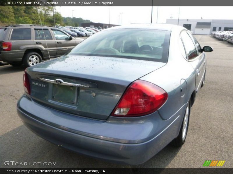 Graphite Blue Metallic / Medium Graphite 2001 Ford Taurus SE