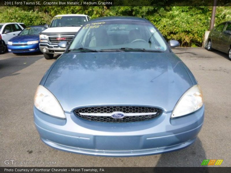 Graphite Blue Metallic / Medium Graphite 2001 Ford Taurus SE