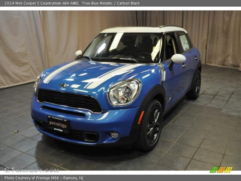 True Blue Metallic / Carbon Black 2014 Mini Cooper S Countryman All4 AWD