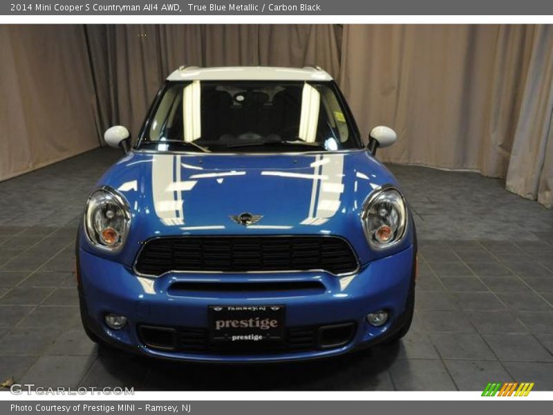 True Blue Metallic / Carbon Black 2014 Mini Cooper S Countryman All4 AWD