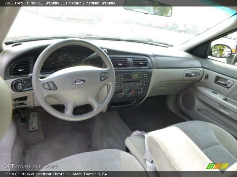 Graphite Blue Metallic / Medium Graphite 2001 Ford Taurus SE