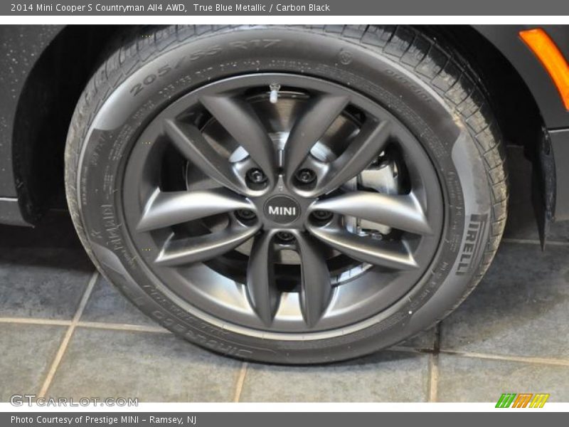 True Blue Metallic / Carbon Black 2014 Mini Cooper S Countryman All4 AWD
