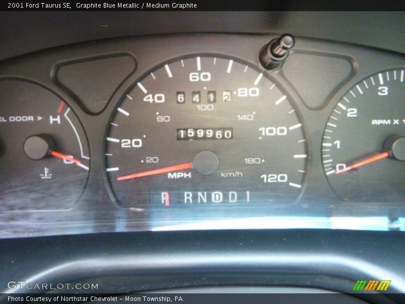 Graphite Blue Metallic / Medium Graphite 2001 Ford Taurus SE