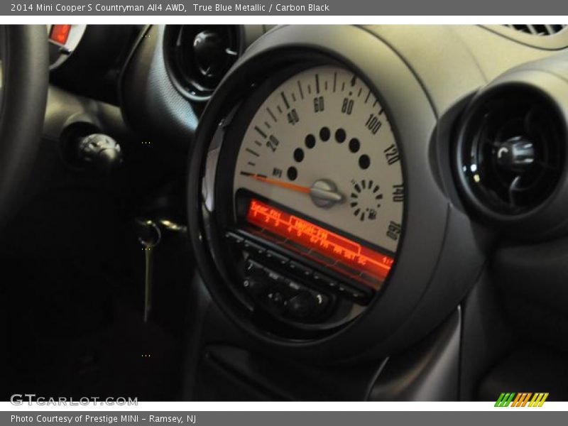 True Blue Metallic / Carbon Black 2014 Mini Cooper S Countryman All4 AWD