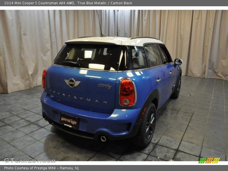 True Blue Metallic / Carbon Black 2014 Mini Cooper S Countryman All4 AWD
