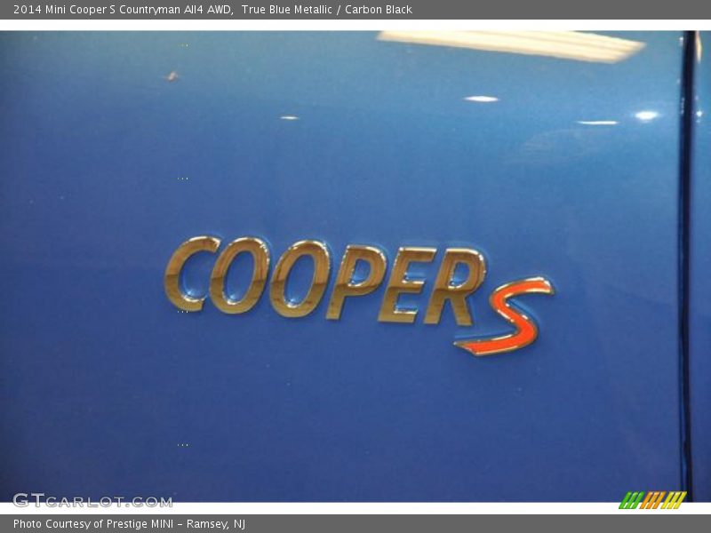 True Blue Metallic / Carbon Black 2014 Mini Cooper S Countryman All4 AWD