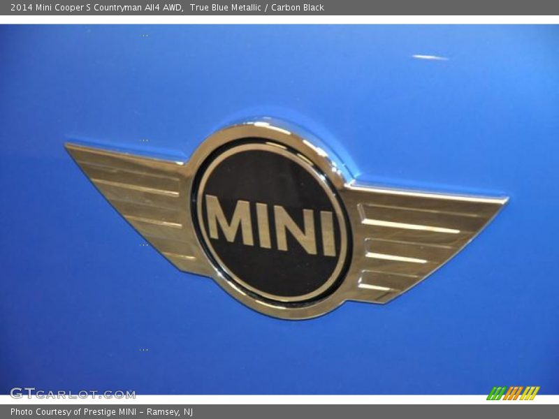 True Blue Metallic / Carbon Black 2014 Mini Cooper S Countryman All4 AWD