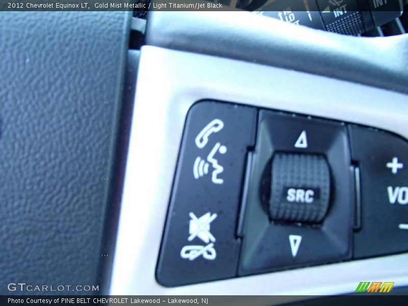 Gold Mist Metallic / Light Titanium/Jet Black 2012 Chevrolet Equinox LT