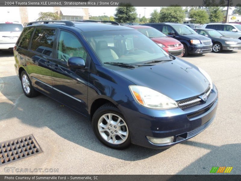Stratosphere Mica / Stone Gray 2004 Toyota Sienna XLE Limited