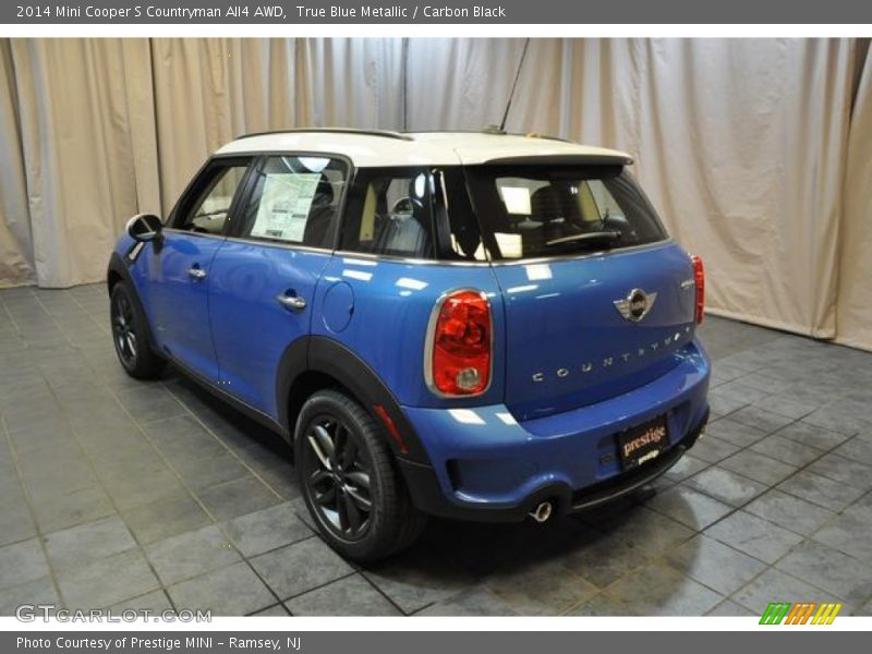 True Blue Metallic / Carbon Black 2014 Mini Cooper S Countryman All4 AWD