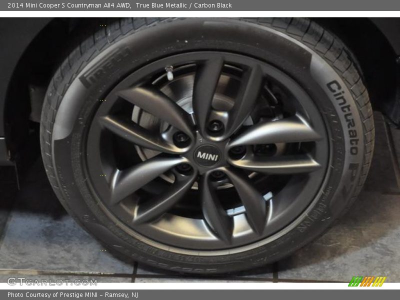True Blue Metallic / Carbon Black 2014 Mini Cooper S Countryman All4 AWD