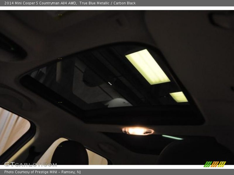 True Blue Metallic / Carbon Black 2014 Mini Cooper S Countryman All4 AWD