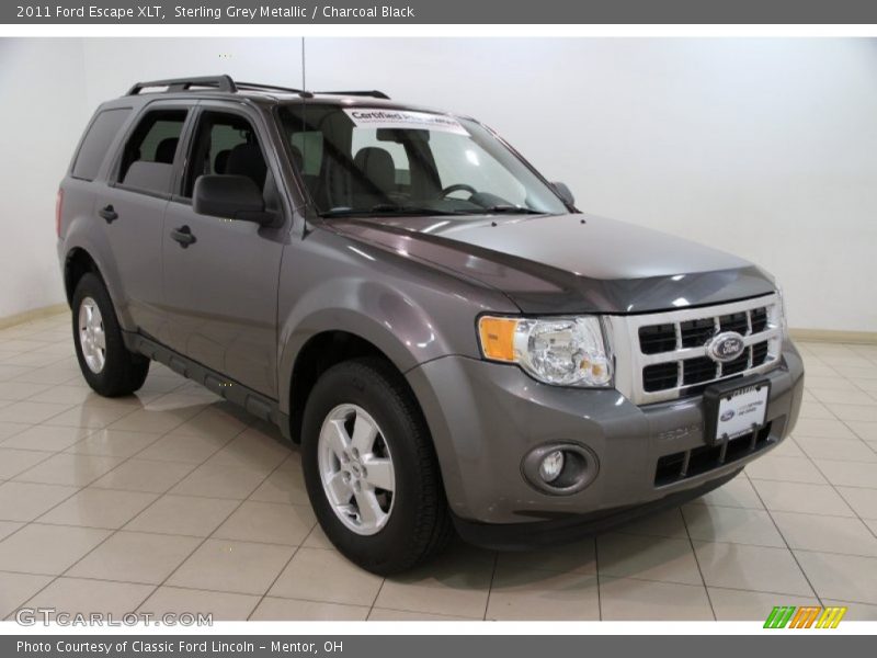 Sterling Grey Metallic / Charcoal Black 2011 Ford Escape XLT