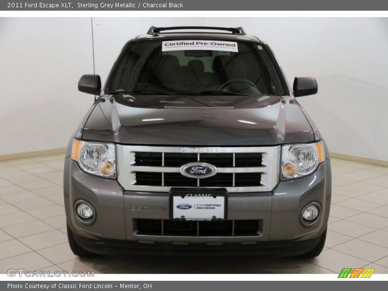 Sterling Grey Metallic / Charcoal Black 2011 Ford Escape XLT