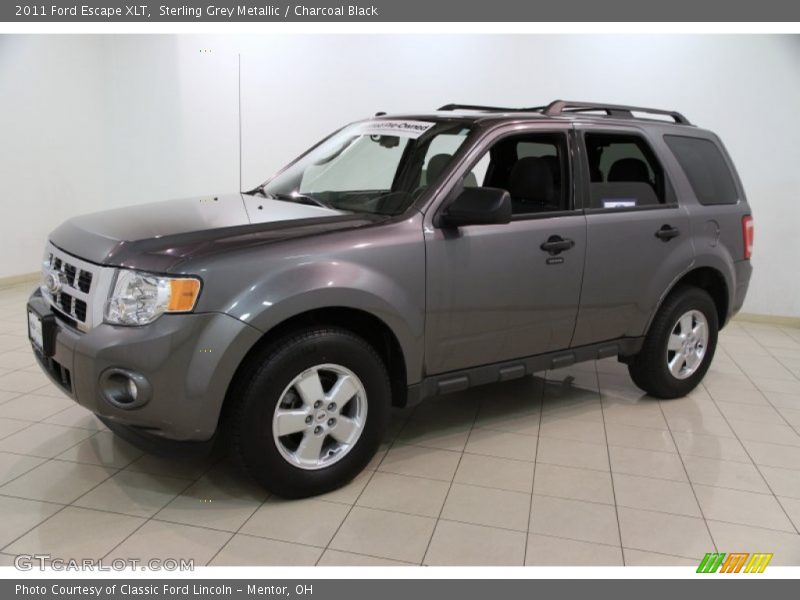 Sterling Grey Metallic / Charcoal Black 2011 Ford Escape XLT