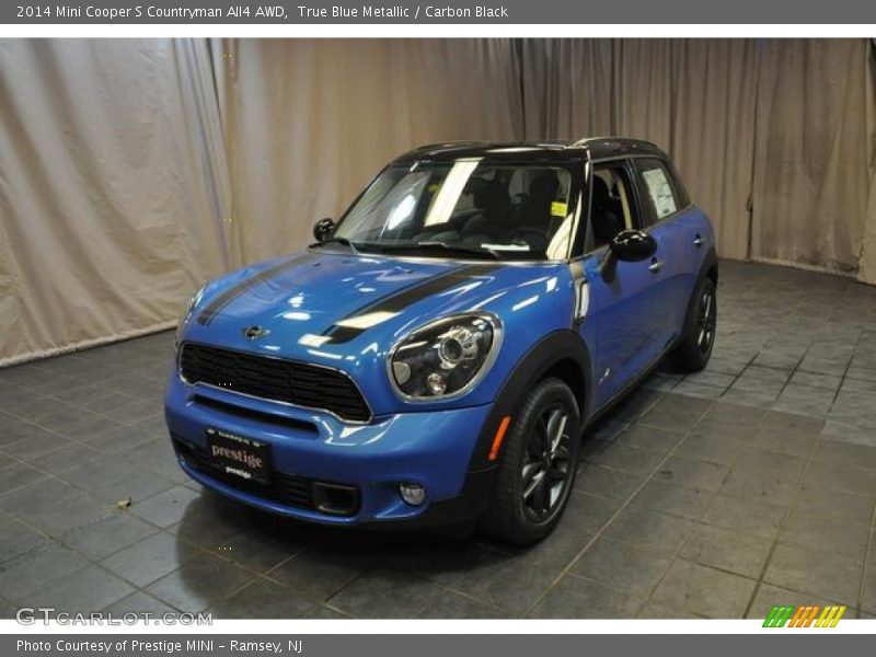 True Blue Metallic / Carbon Black 2014 Mini Cooper S Countryman All4 AWD