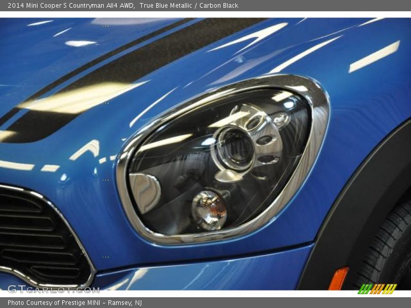 True Blue Metallic / Carbon Black 2014 Mini Cooper S Countryman All4 AWD