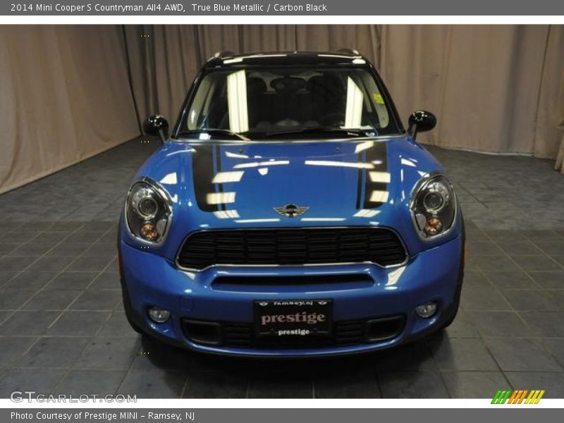 True Blue Metallic / Carbon Black 2014 Mini Cooper S Countryman All4 AWD