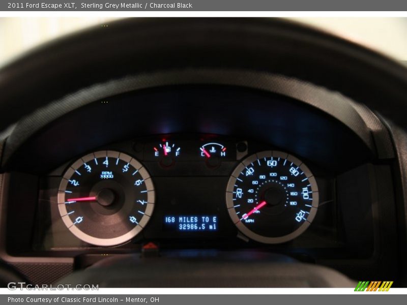 Sterling Grey Metallic / Charcoal Black 2011 Ford Escape XLT