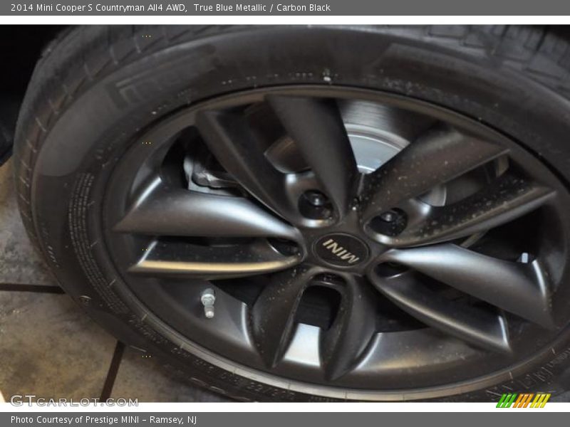 True Blue Metallic / Carbon Black 2014 Mini Cooper S Countryman All4 AWD