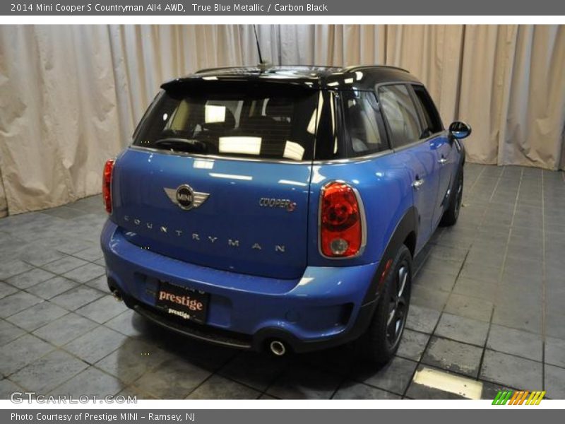 True Blue Metallic / Carbon Black 2014 Mini Cooper S Countryman All4 AWD