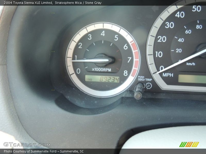 Stratosphere Mica / Stone Gray 2004 Toyota Sienna XLE Limited