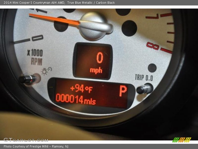 True Blue Metallic / Carbon Black 2014 Mini Cooper S Countryman All4 AWD