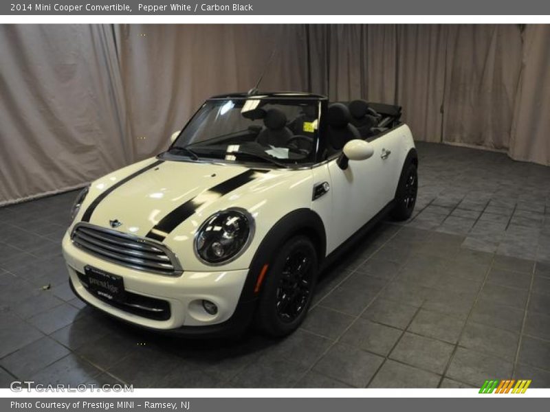 Pepper White / Carbon Black 2014 Mini Cooper Convertible
