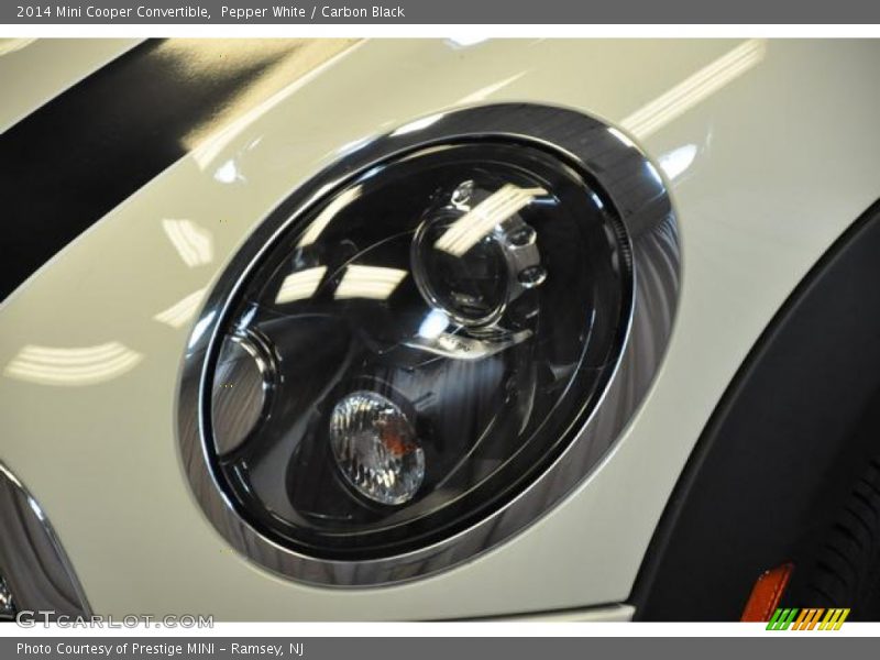 Pepper White / Carbon Black 2014 Mini Cooper Convertible