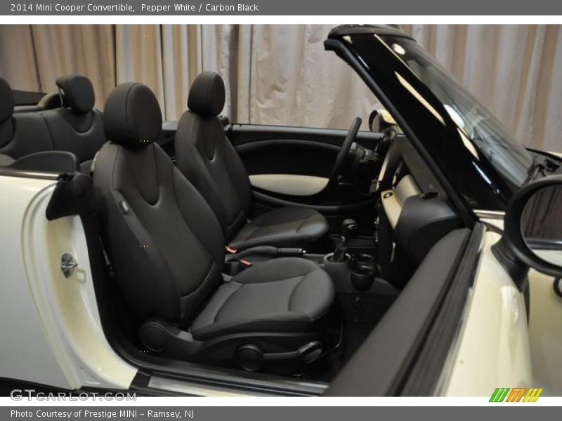 Pepper White / Carbon Black 2014 Mini Cooper Convertible