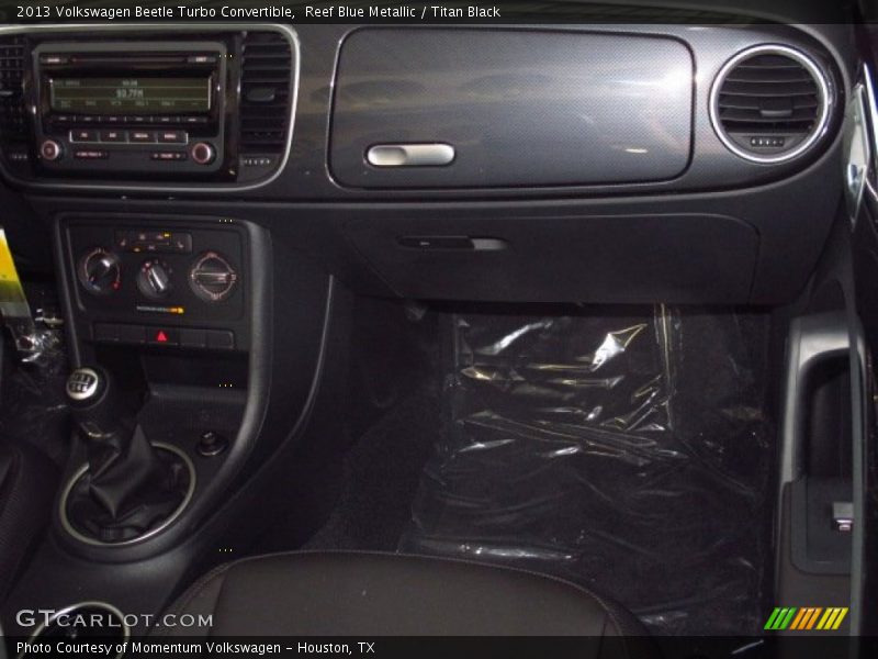 Reef Blue Metallic / Titan Black 2013 Volkswagen Beetle Turbo Convertible