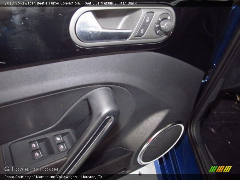 Reef Blue Metallic / Titan Black 2013 Volkswagen Beetle Turbo Convertible